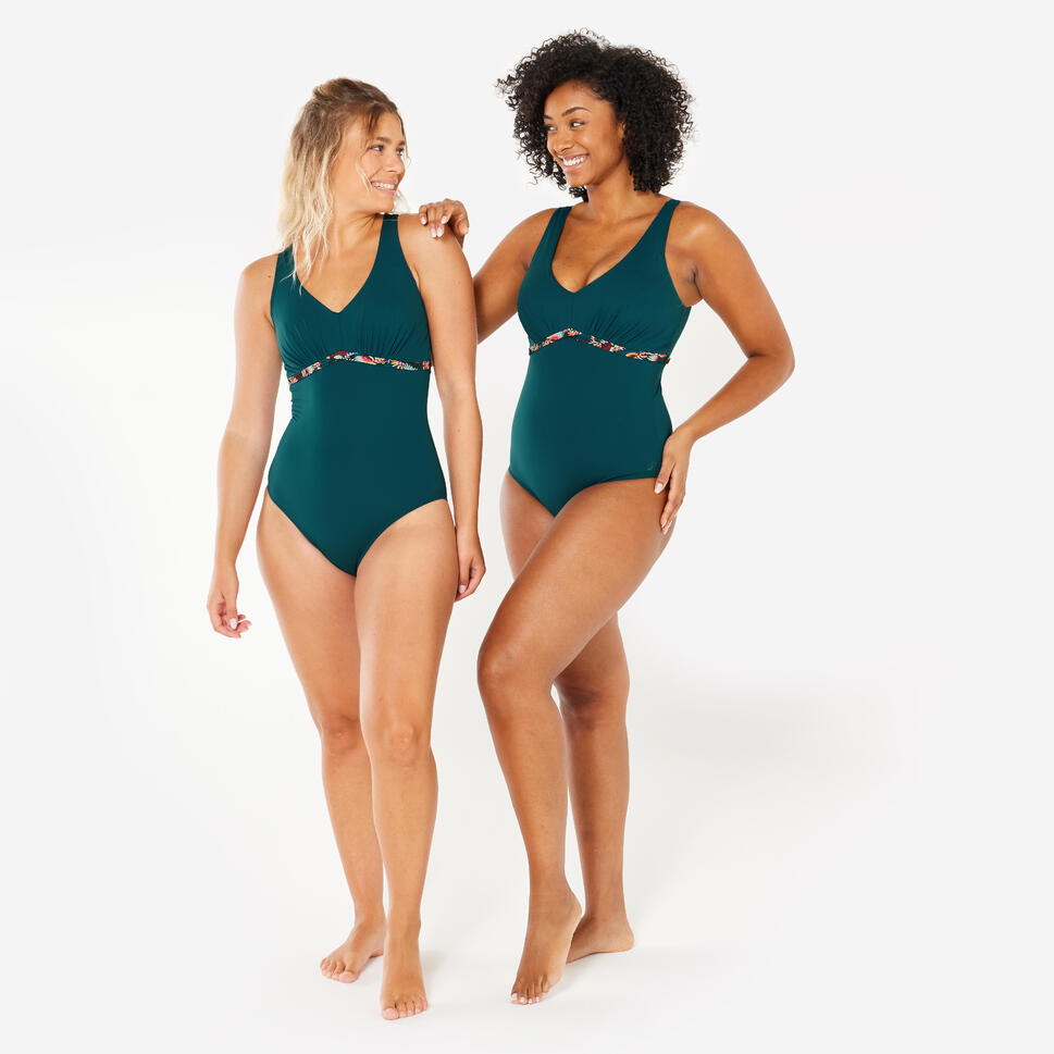 Strój jednoczęściowy do aquafitness damski Nabaiji 100 Rosy Ara
