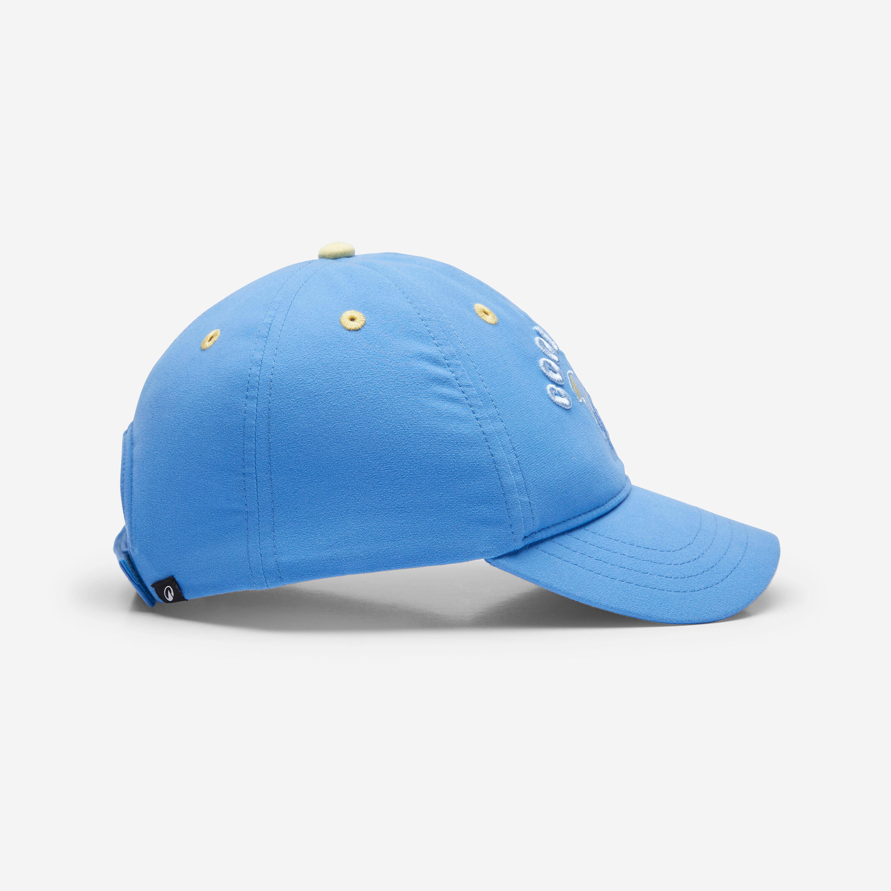 Kid's Unisex Multisport Adjustable Cap 500 - Blue/Yellow -  3