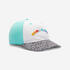 Kid's Multisport Adjustable Cap 500 - White/Green