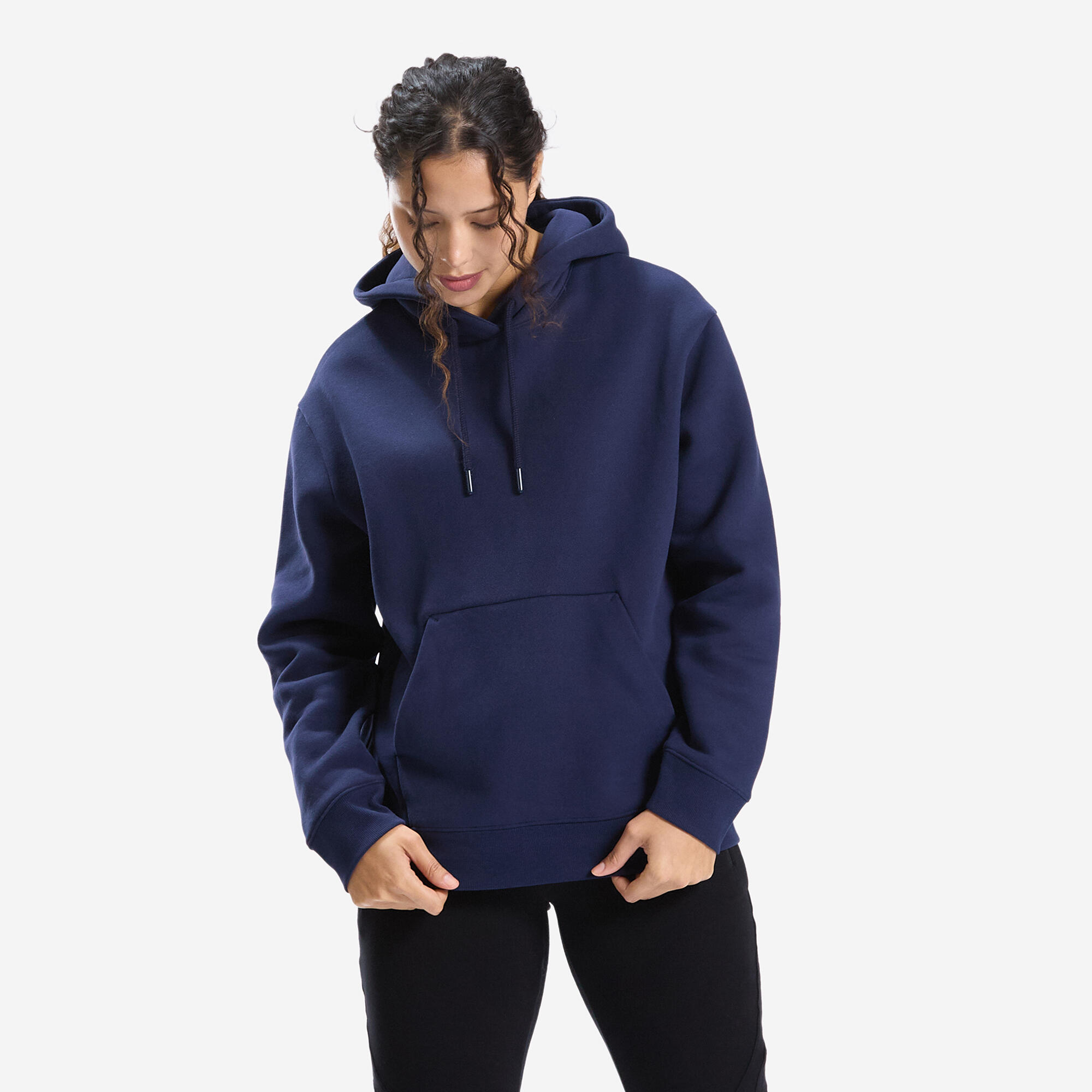 Women's Fitness warm Hoodie, blue