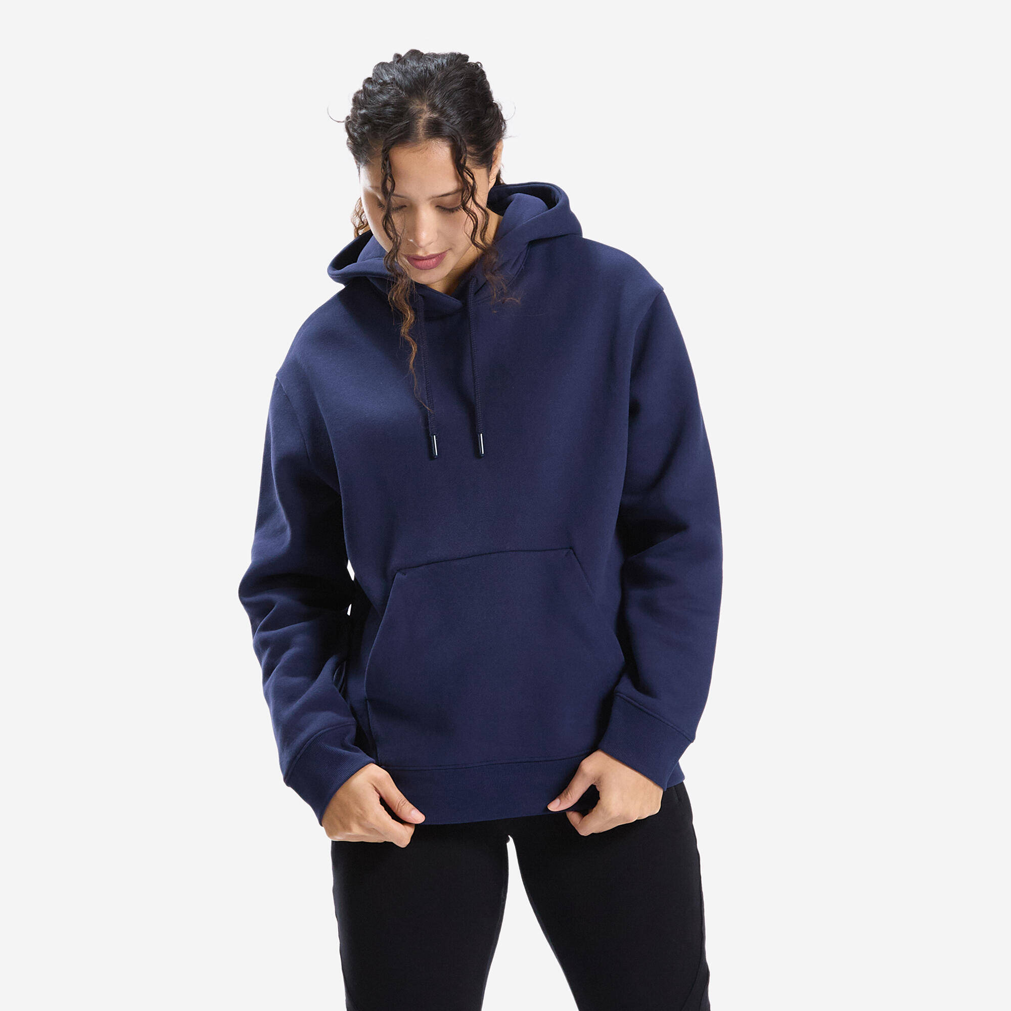 Women's Fitness warm Hoodie, blue -  2