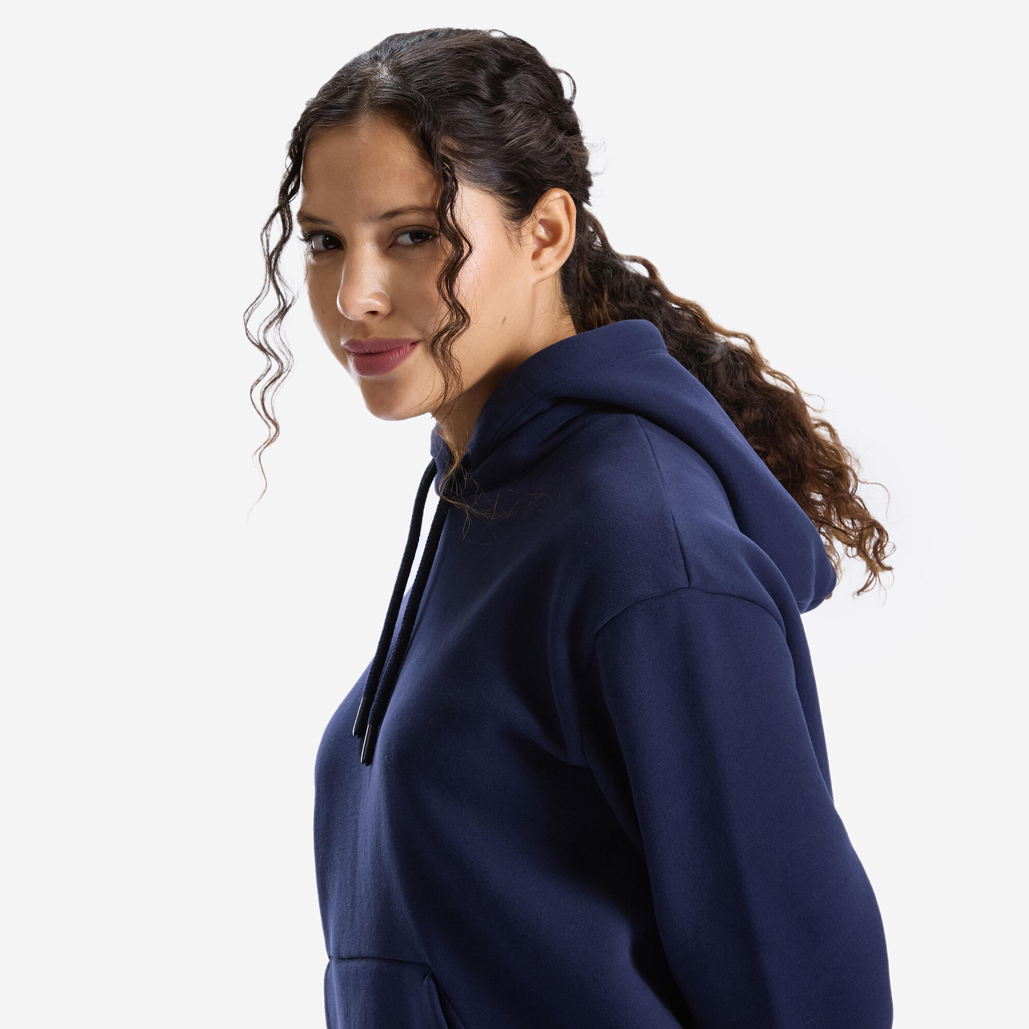 Women's Fitness warm Hoodie, blue