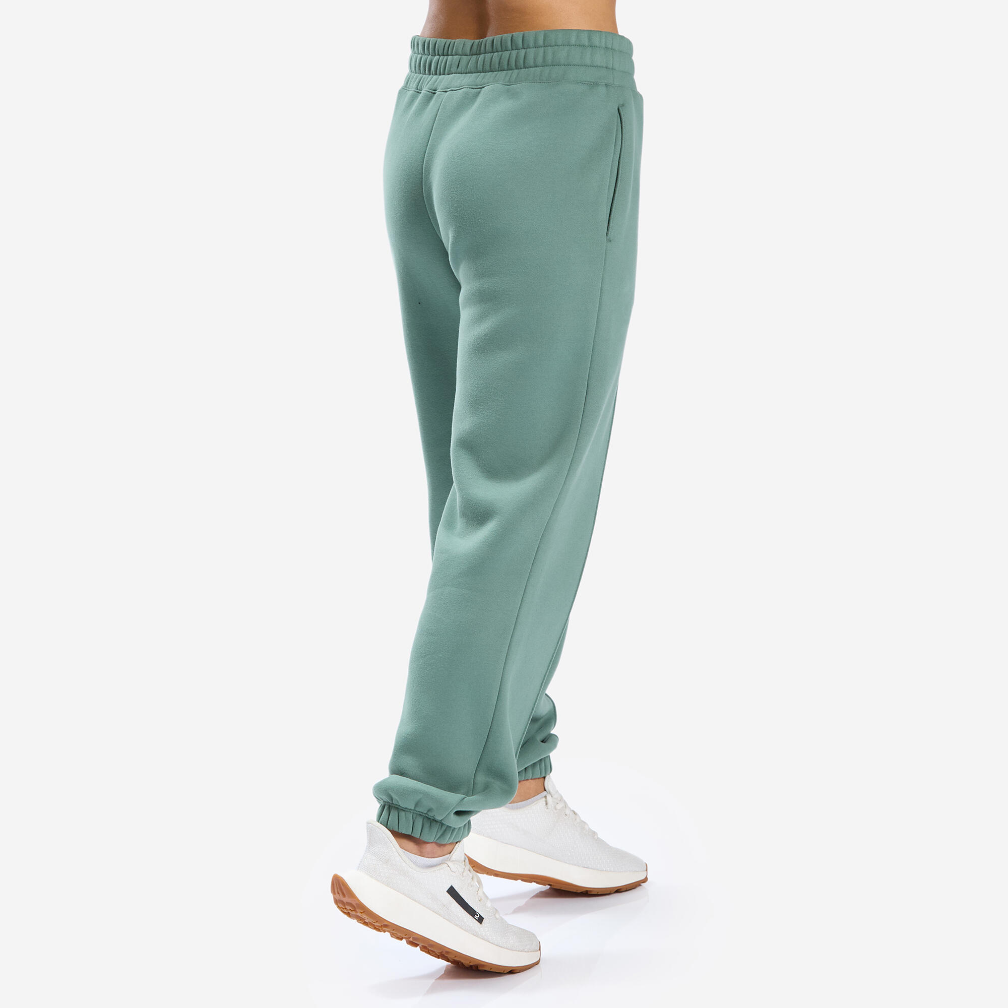 Slim-Fit Jogging Bottoms - Smoky Green