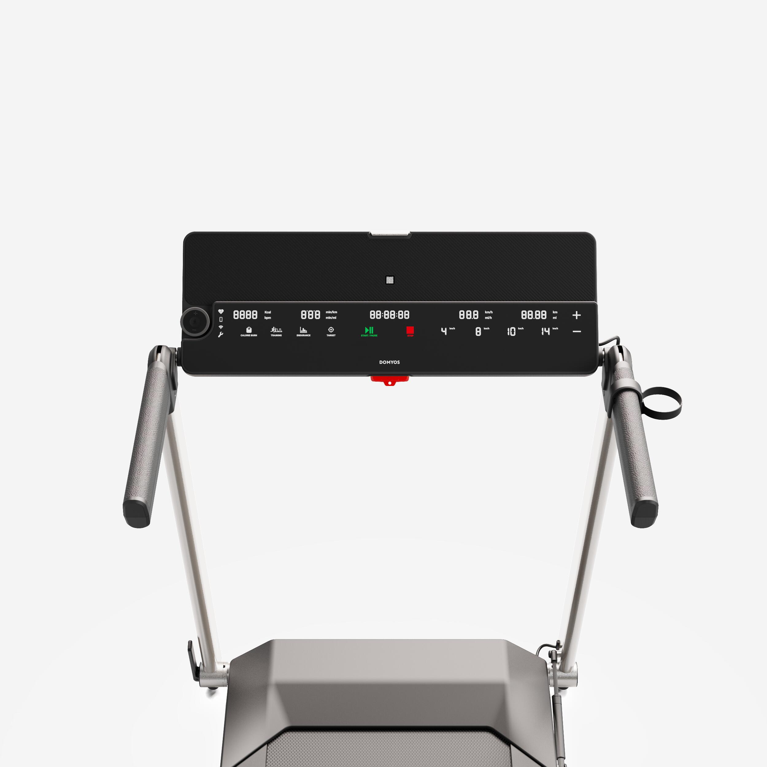 Compact Treadmill 14 km/h Convertible to Mirror - Run100 Milor Limited Edition