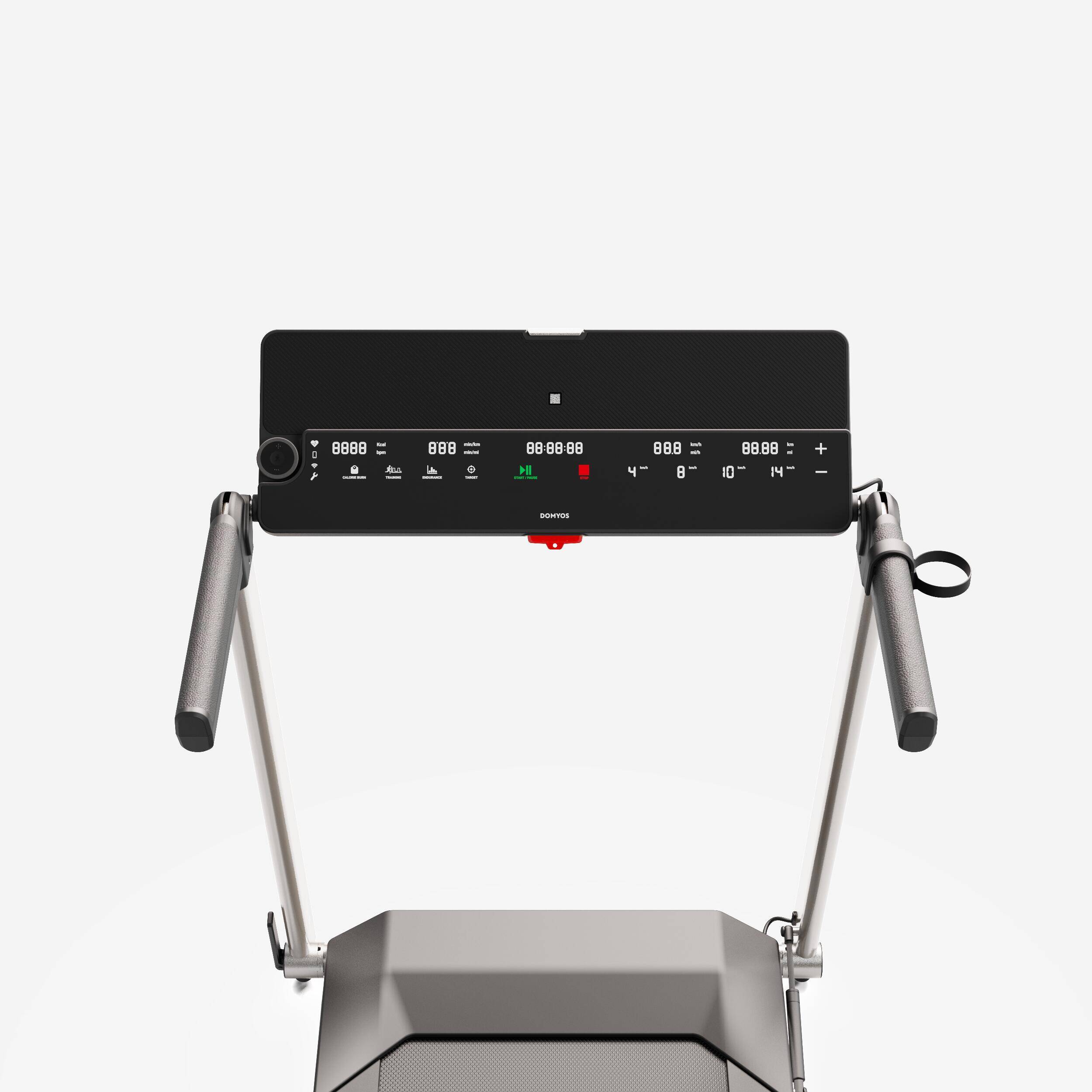 Compact Treadmill 14 km/h Convertible to Mirror - Run100 Milor Limited Edition -  3