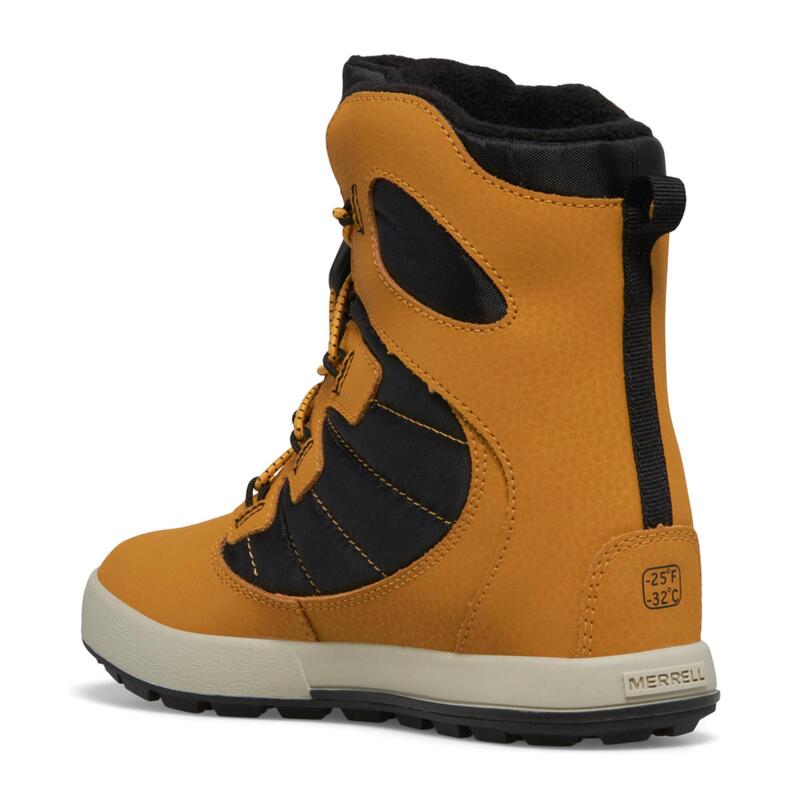 Garçon Bottes de randonnée - Merrell Snow Bank Waterproof 4.0 Marron