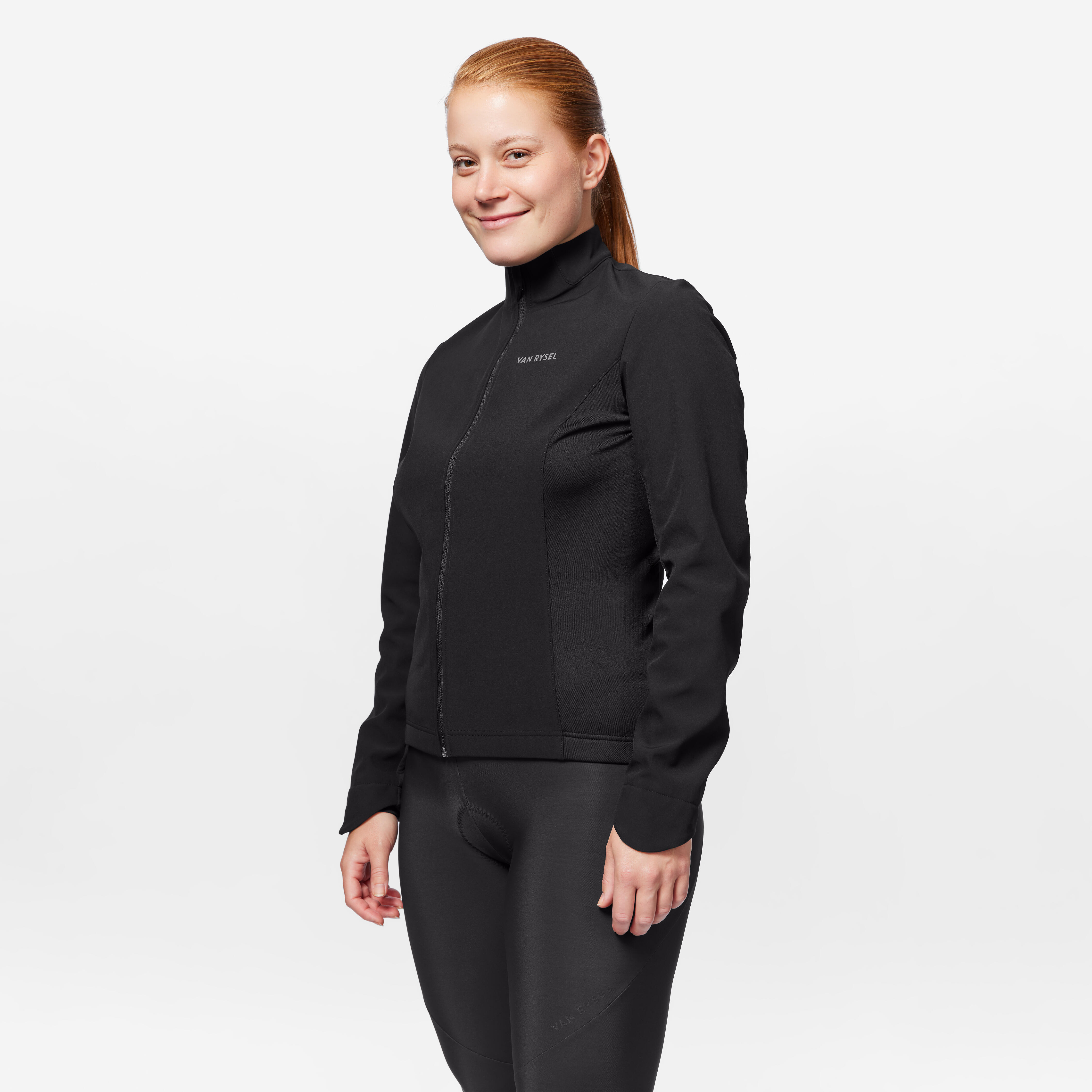 Decathlon UK Van Rysel Women's Winter Road Cycling Jacket 100 - Black