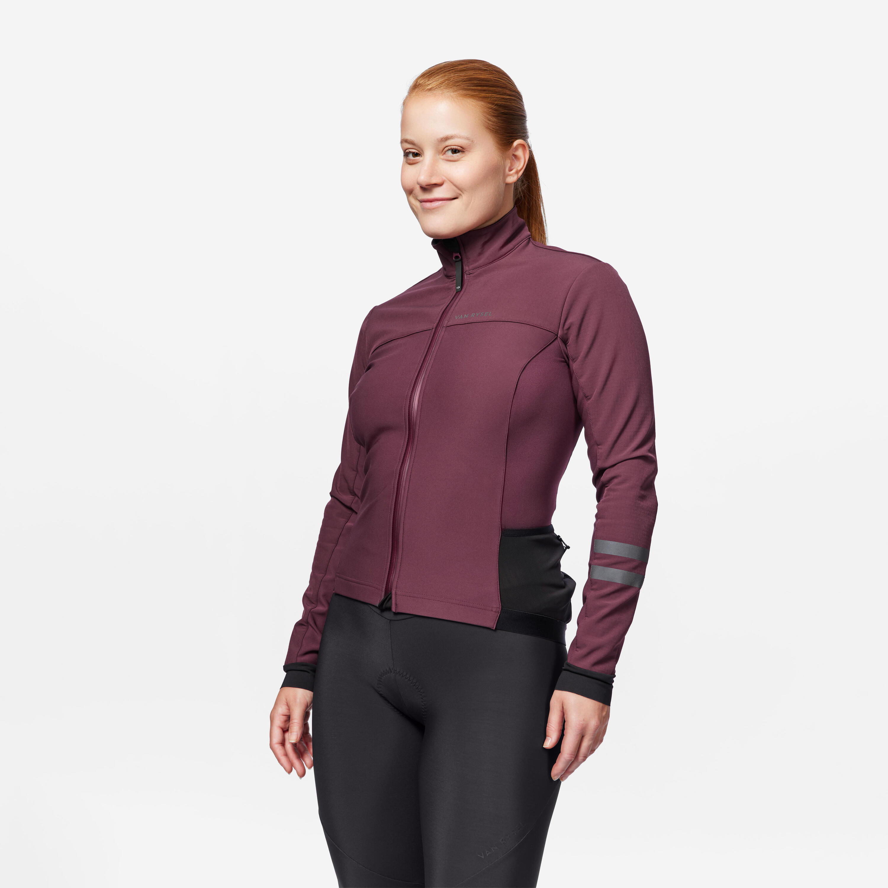 Winter fietsjas voor dames Endurance bordeaux 1/11