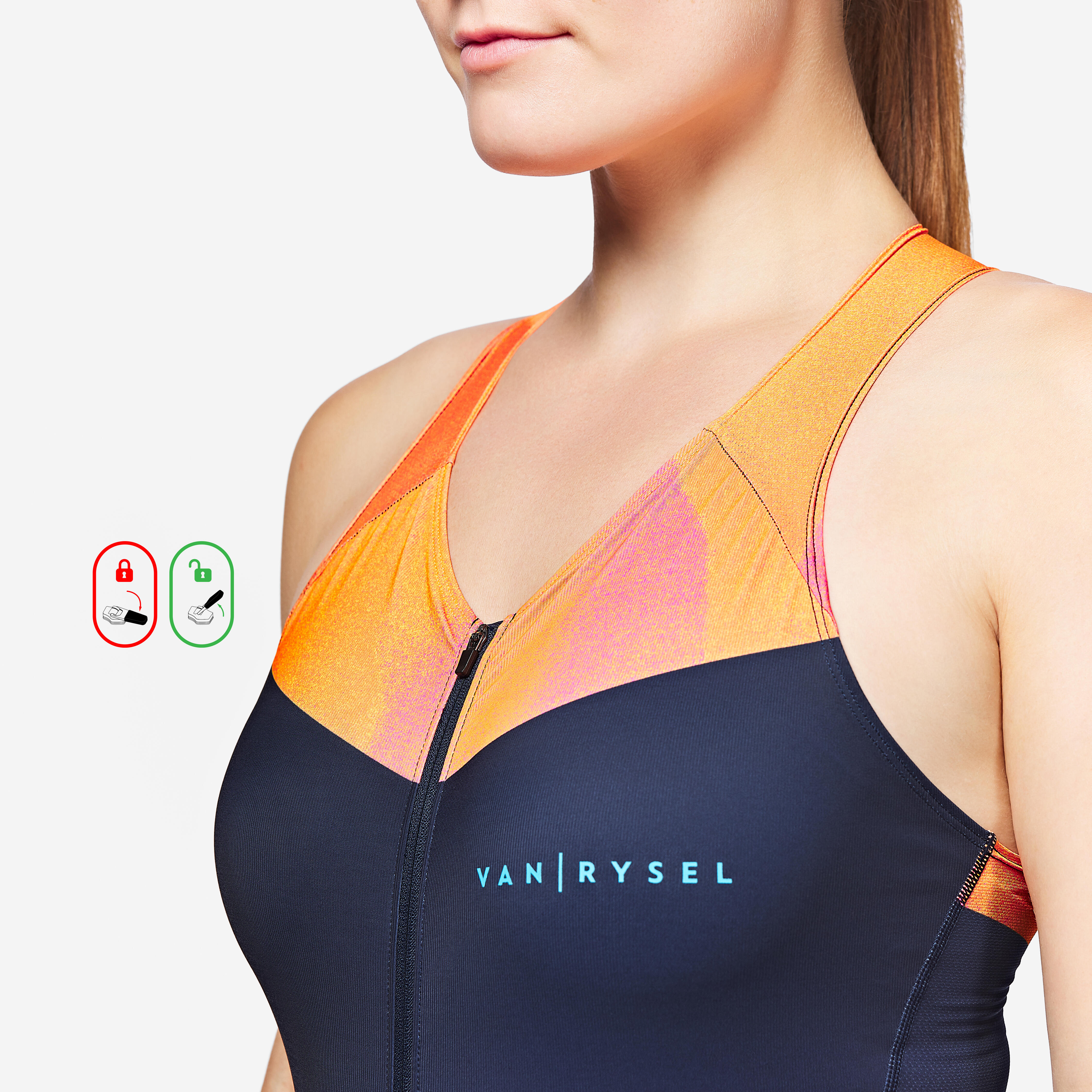 Traje Trisuit Mujer Trisuit De Triatlón De Corta Distancia Azul