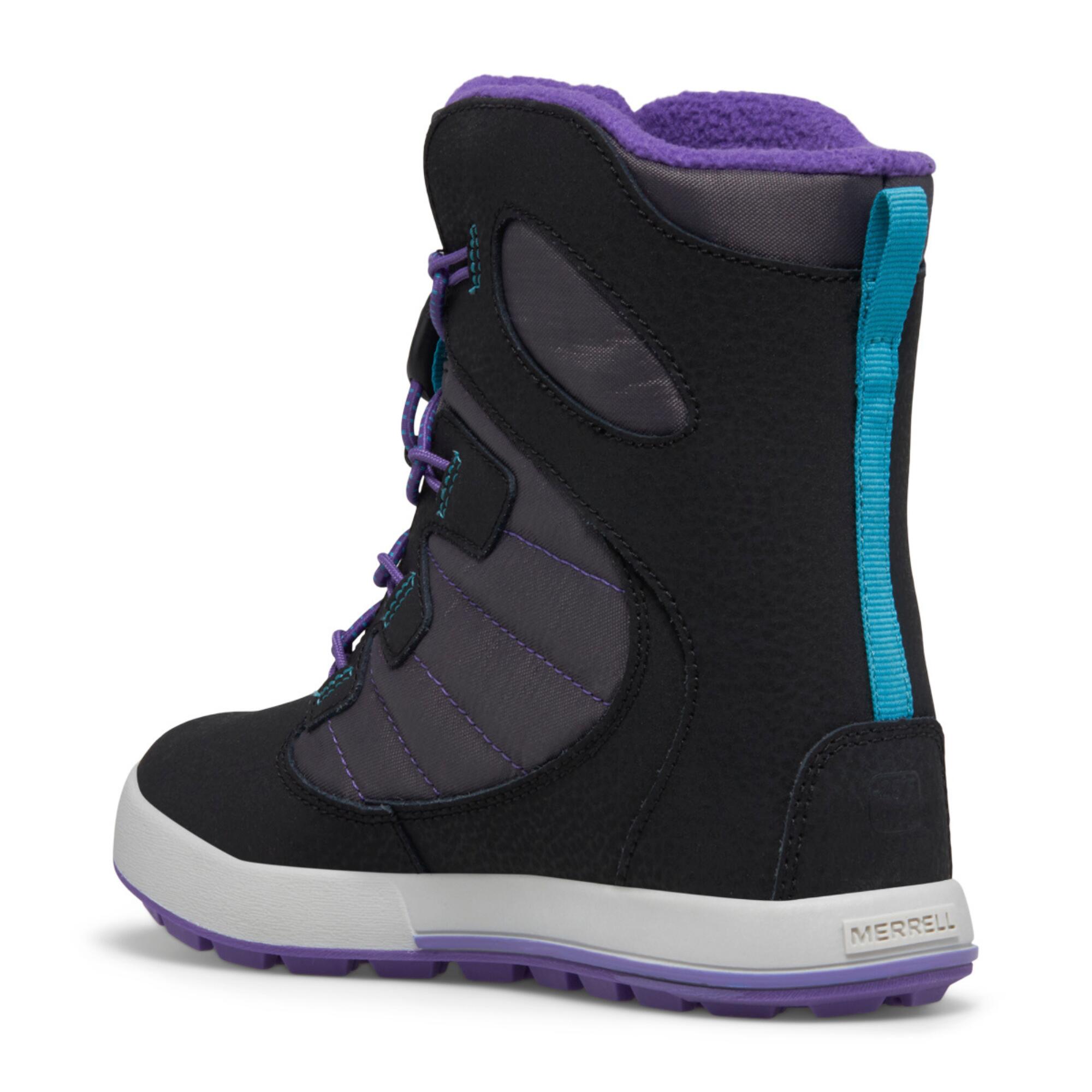 Fille Bottes de randonnée - Merrell Snow Bank Waterproof 4.0 Gris 2/4