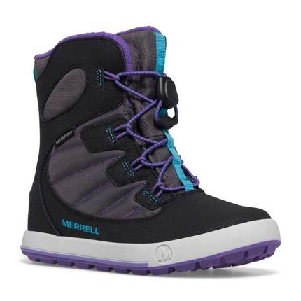 Fille Bottes de randonnée - Merrell Snow Bank Waterproof 4.0 Gris