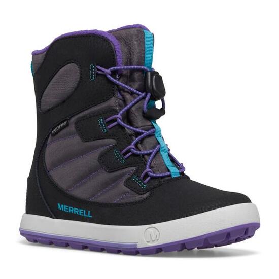 Fille Bottes de randonnée - Merrell Snow Bank Waterproof 4.0 Gris