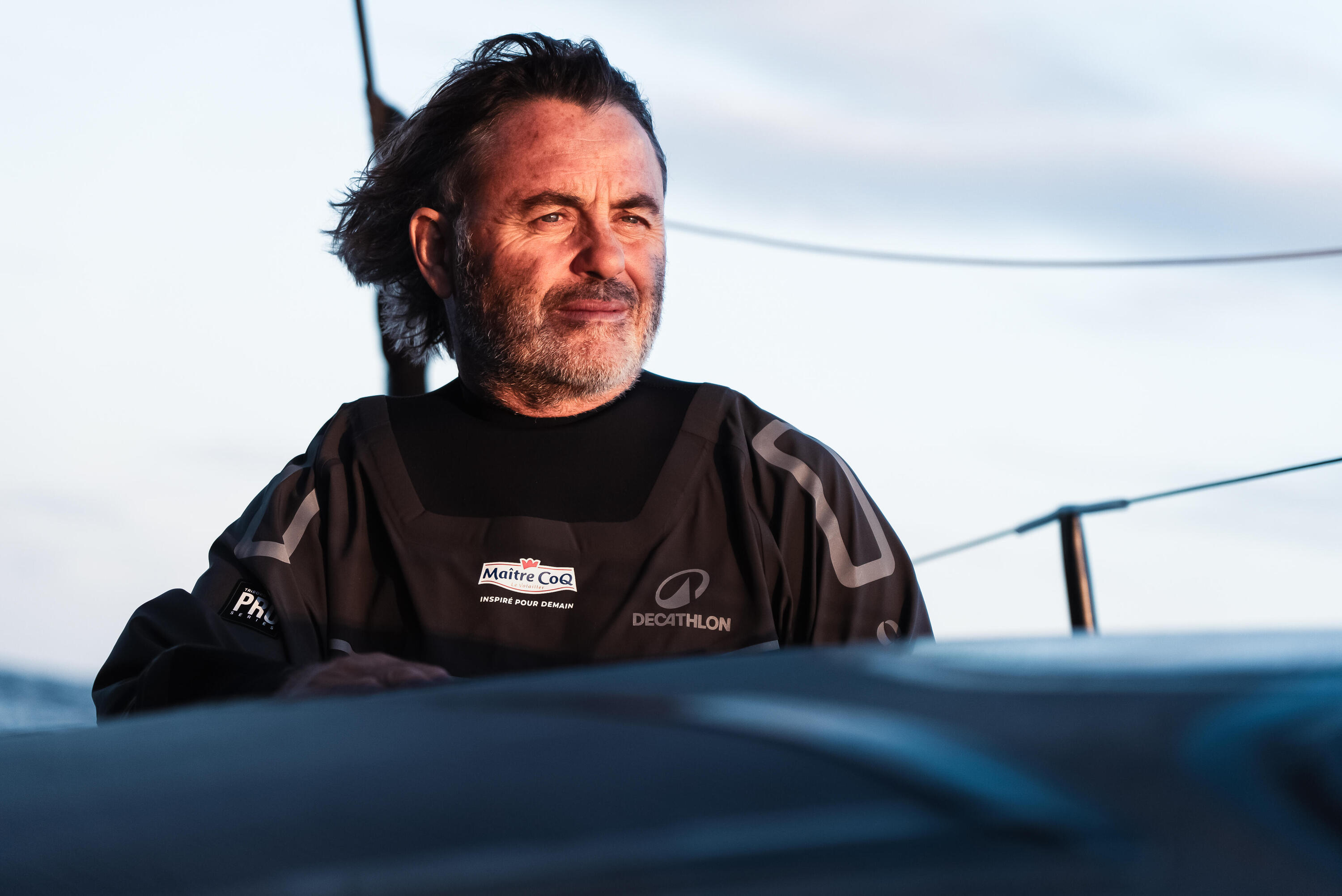 Leichte Segeljacke für Herren - Offshore Pro Series carbon-grau 8/14