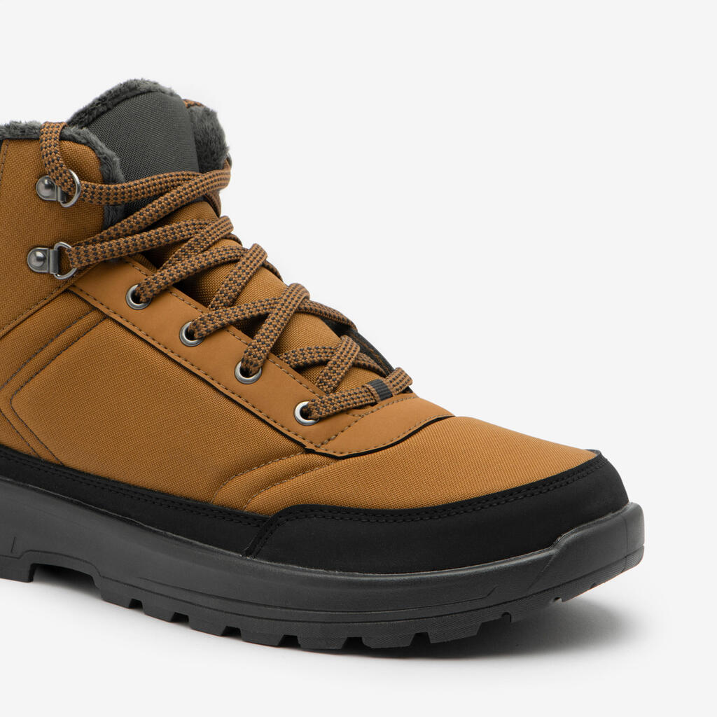 Wanderschuhe Herren halbhoch warm wasserdicht - NH100 blau