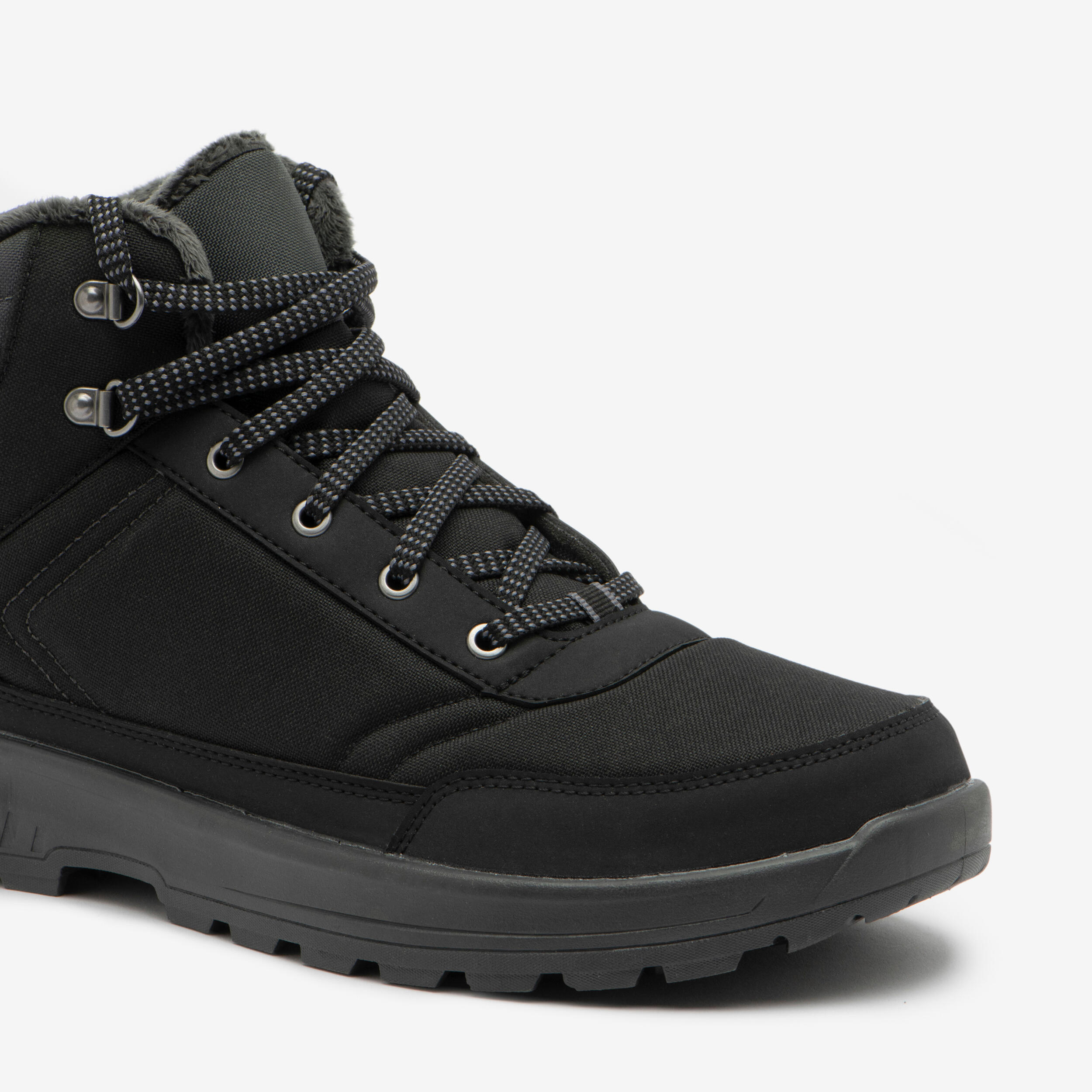 BOTAS DE SENDERISMO CÁLIDAS IMPERMEABLES HOMBRE NH100 MID
