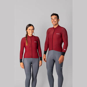 Maillot ciclismo manga larga Vestta Vino Burdeos