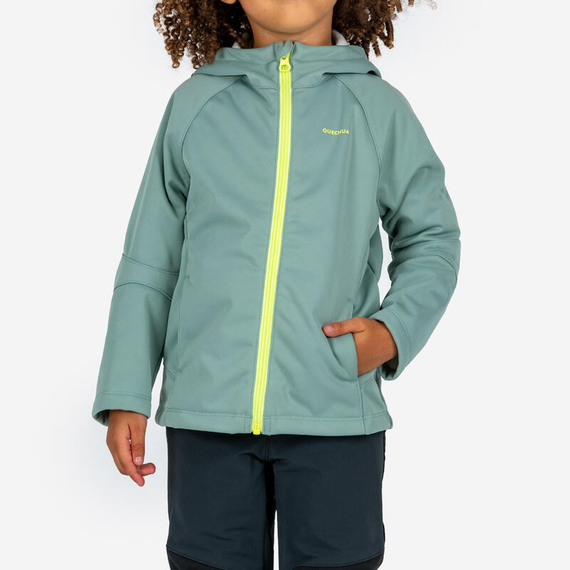 Veste softshell de randonnée - mh900 k - enfant 2 - 6 ans