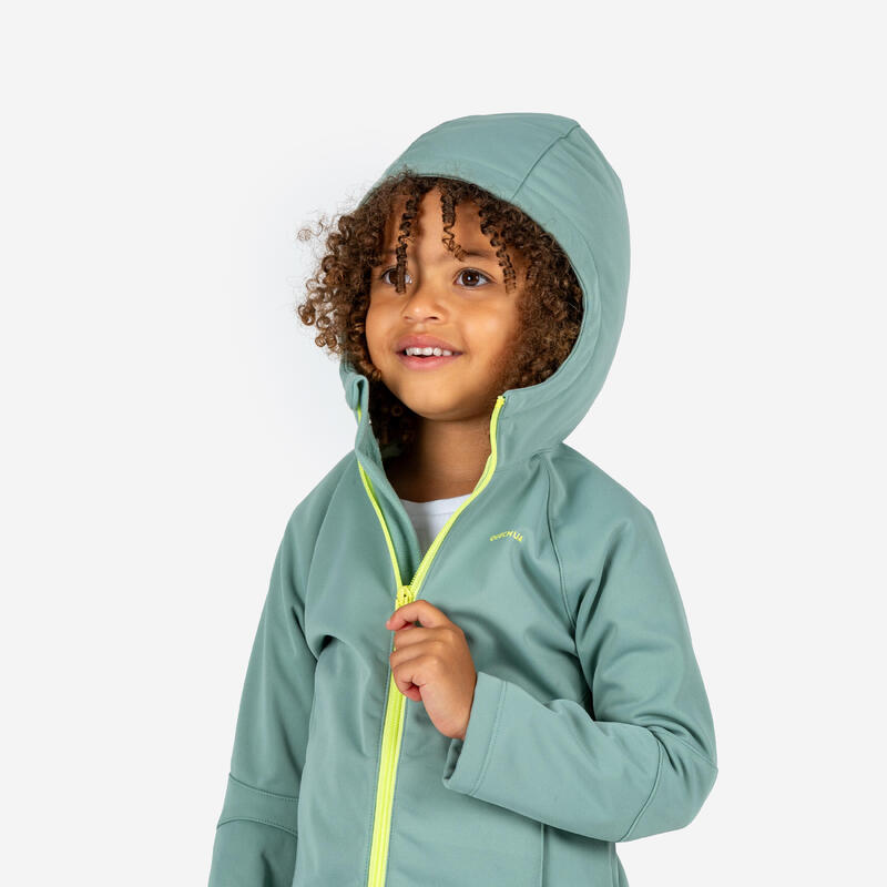 Veste softshell de randonnée - mh900 k - enfant 2 - 6 ans