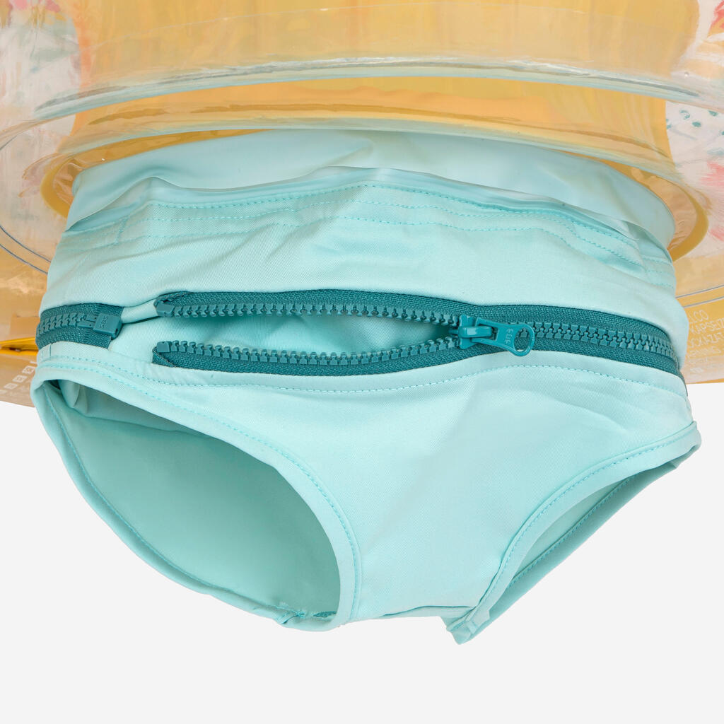 Bouée siège de piscine avec poignées Bébé 7-15kg - allfish jaune