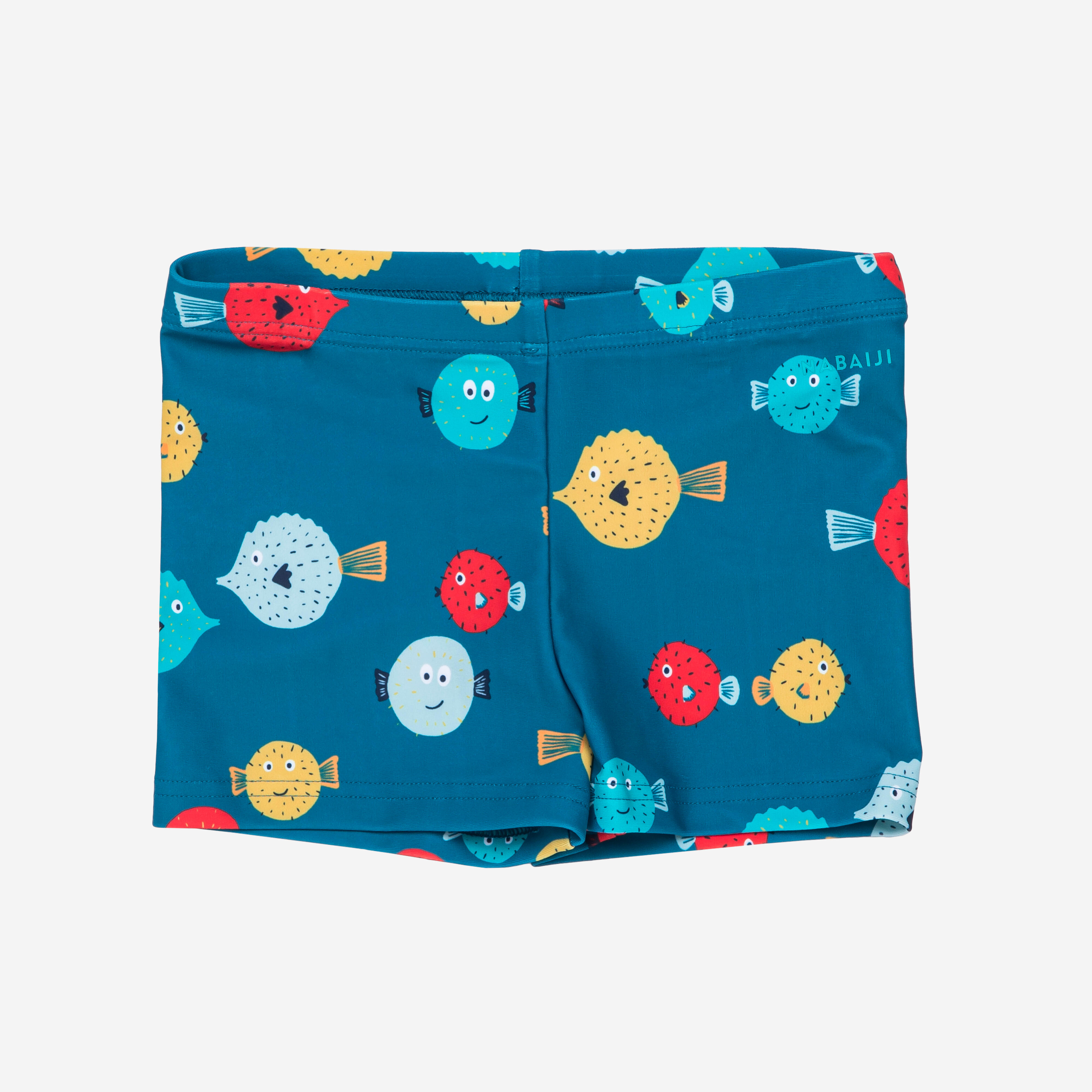 Boxer de bain enfant - Titou Plouf bleu marine - NABAIJI