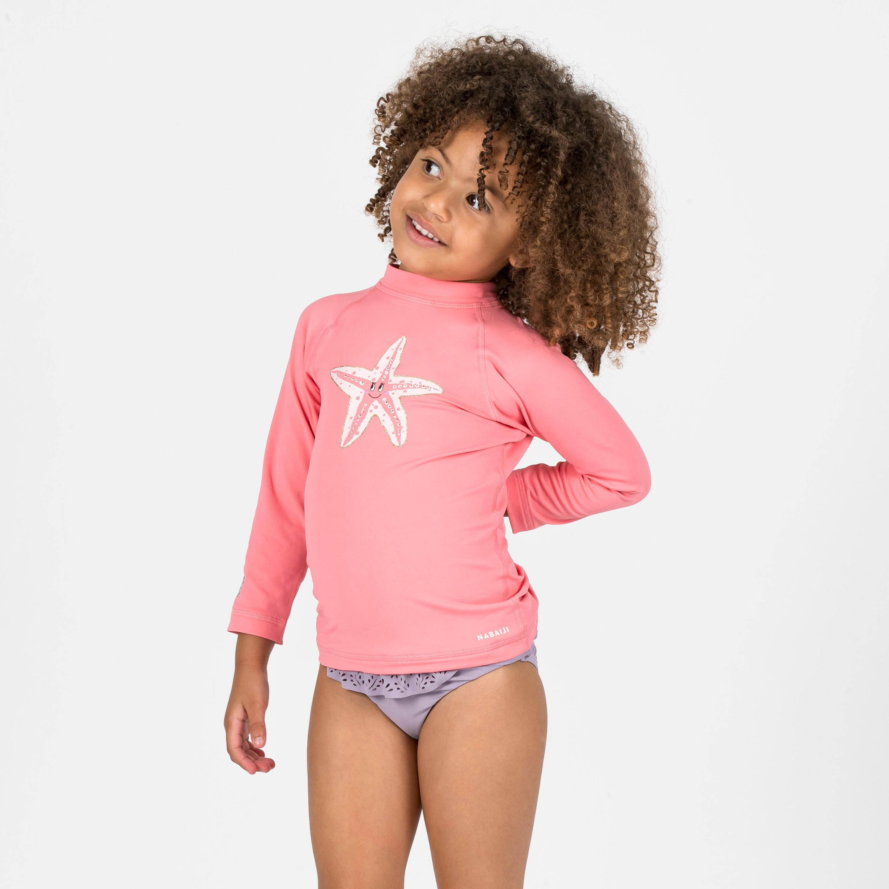 Bas de maillot de bain Bébé - Mono violet 3/6