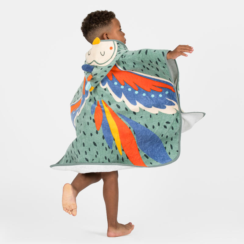 Poncho de bain Bébé - Peroquet vert
