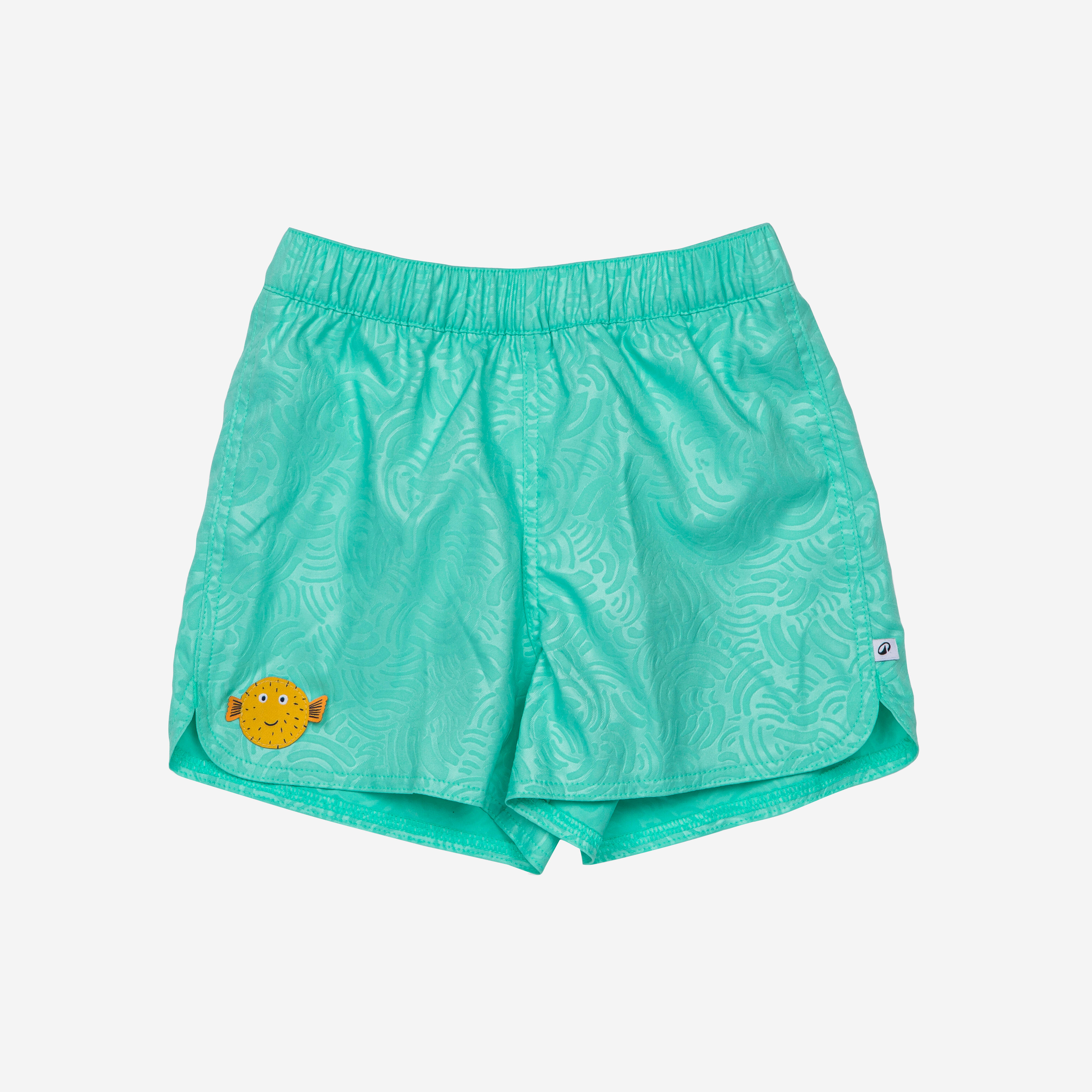 Baby/Kids' Swim Shorts Wave Quick-Dry & Comfortable Green