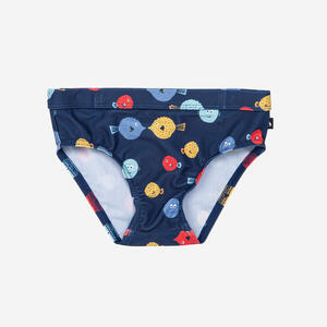 Bañador Slip Captain Plouf Bebé Niño Azul Marino