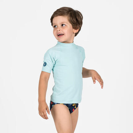 Badehose Slip Baby/Junge - Captain Plouf dunkelblau