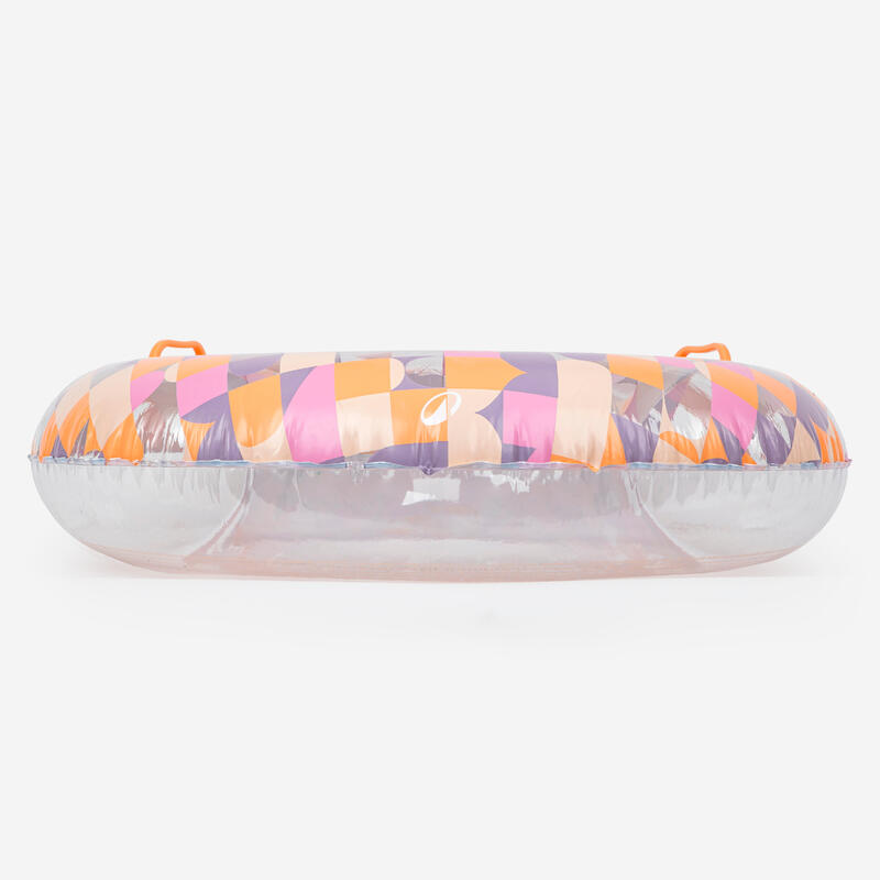 Colac gonflabil cu mânere piscină Mărime mare 92 cm Allpop transparent 