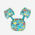 Brassards ceinture évolutifs de piscine Enfant 15-30kg - Tiswim allfish bleu