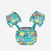 Brassards ceinture évolutifs de piscine Enfant 15-30kg - Tiswim allfish bleu