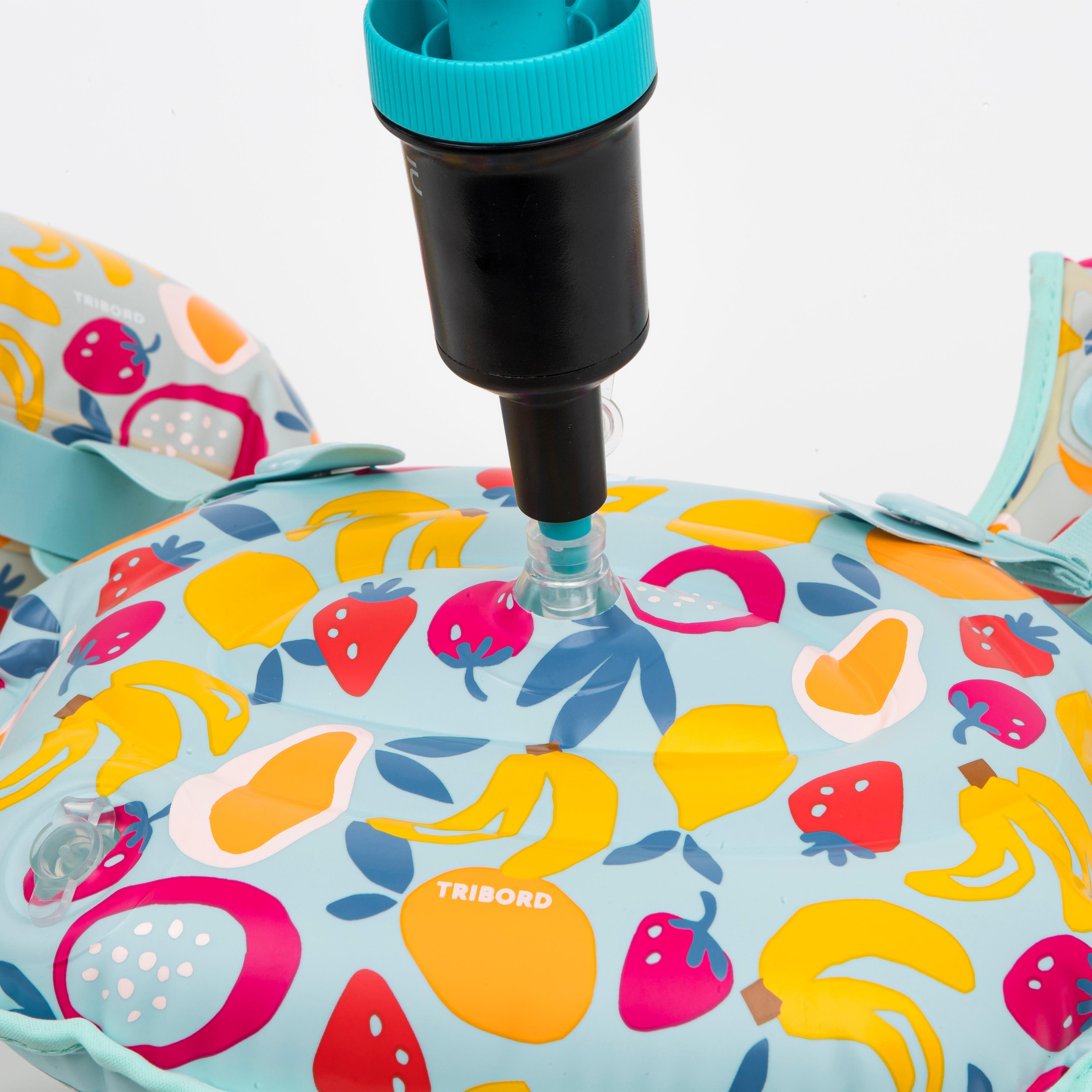 Kids' Progressive Pool Armbands-Waistband, Tiswim Fruits Age 2-6 - NABAIJI