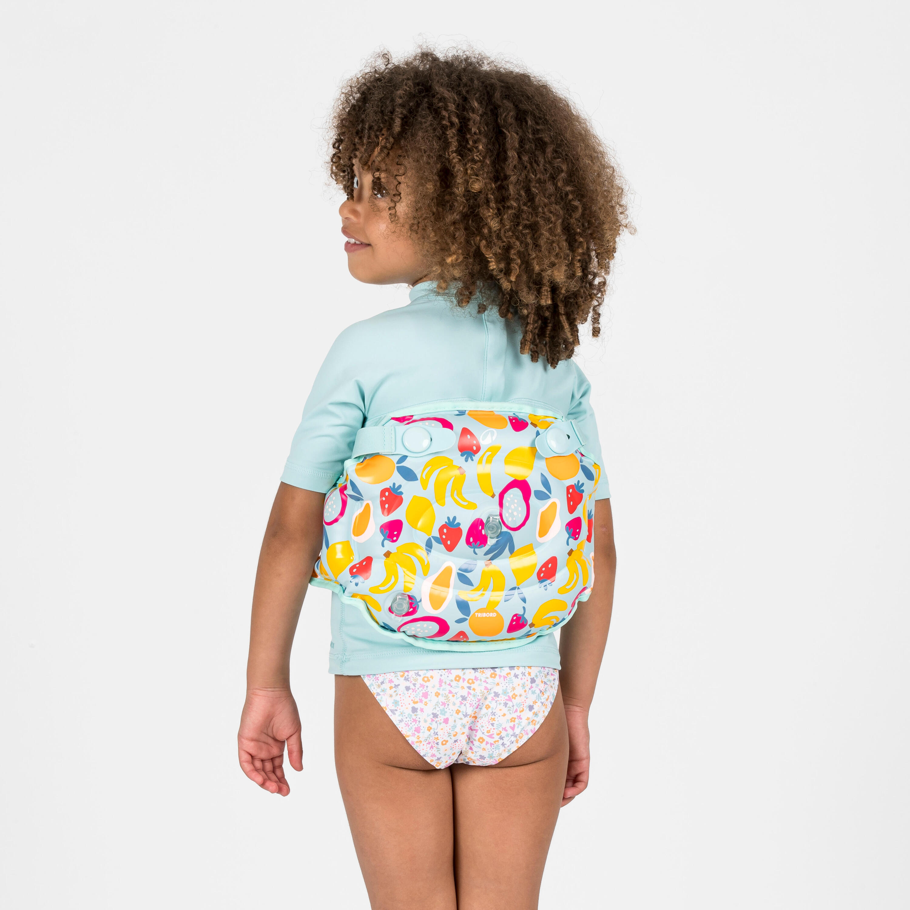 Meegroeiende zwemhulp Tiswim voor kinderen allnuts blauw 4/7