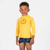 Baby Long Sleeve UV Swim T-Shirt Sun-Protective & Quick-Dry Lion Yellow