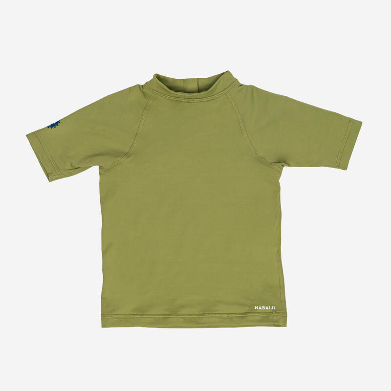 Tricou anti-UV, UPF50+, UV>95% Kaki Bebeluși