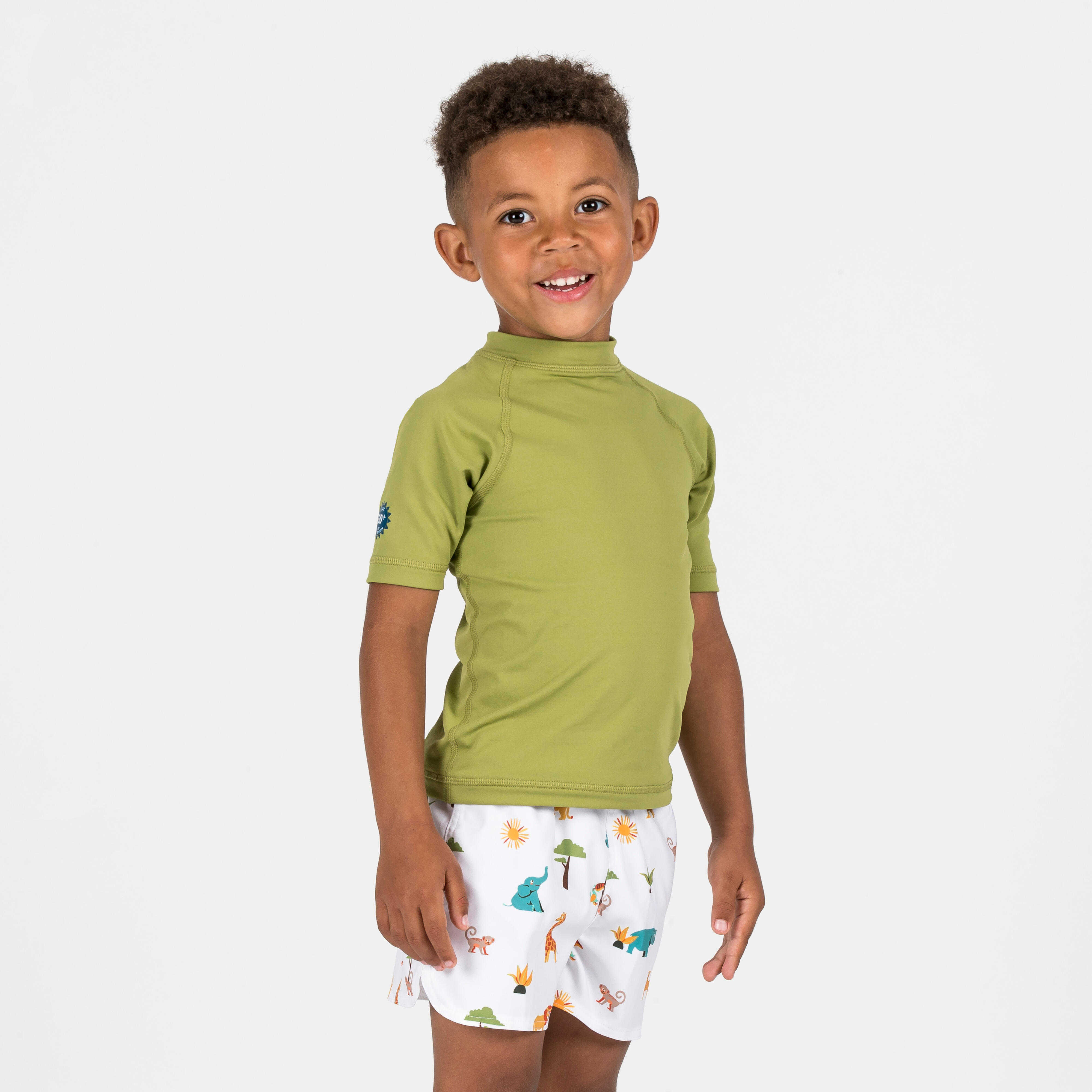 Tricou anti-UV Kaki Bebelusi