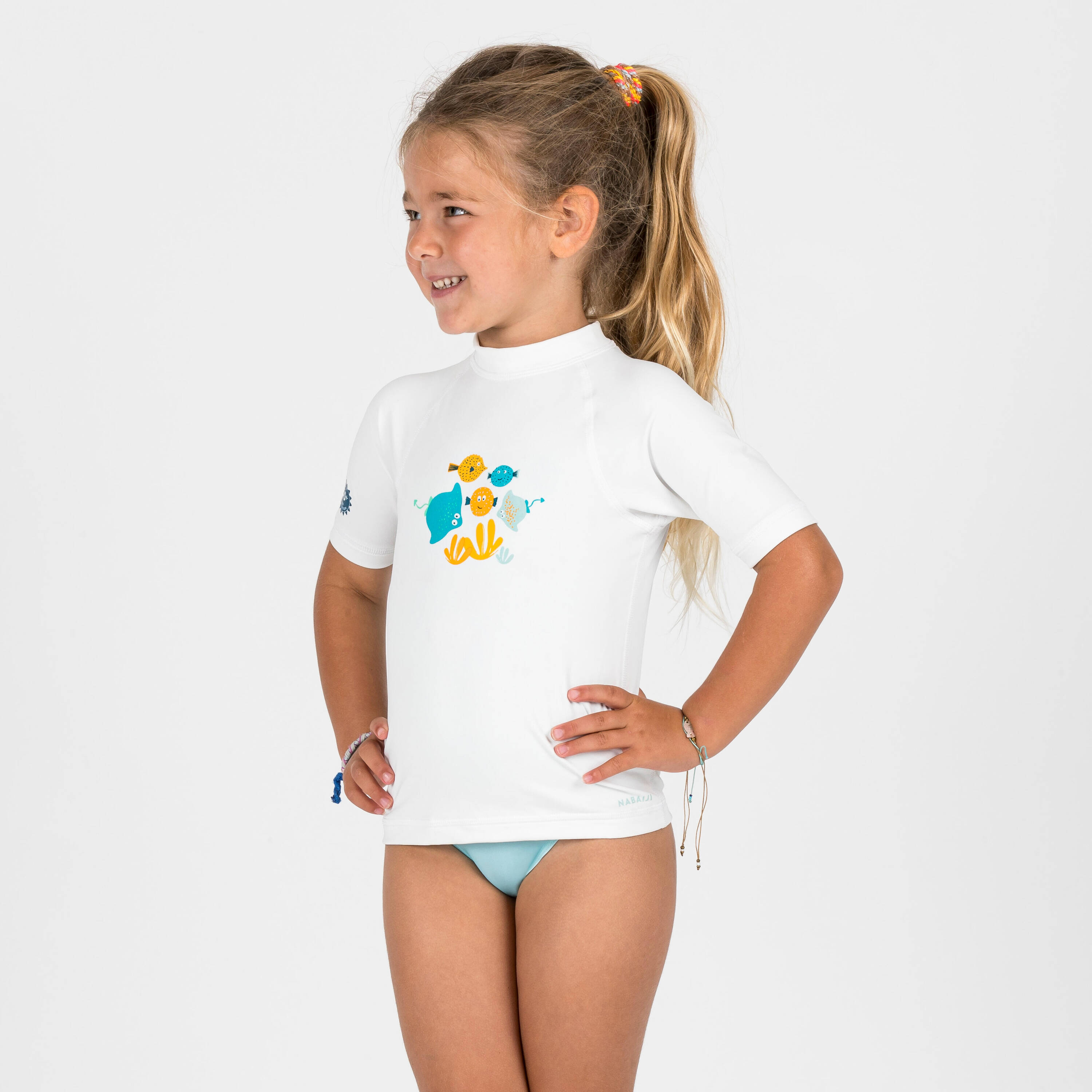 Baby short sleeve UV-protection t-shirt - Fish -  2