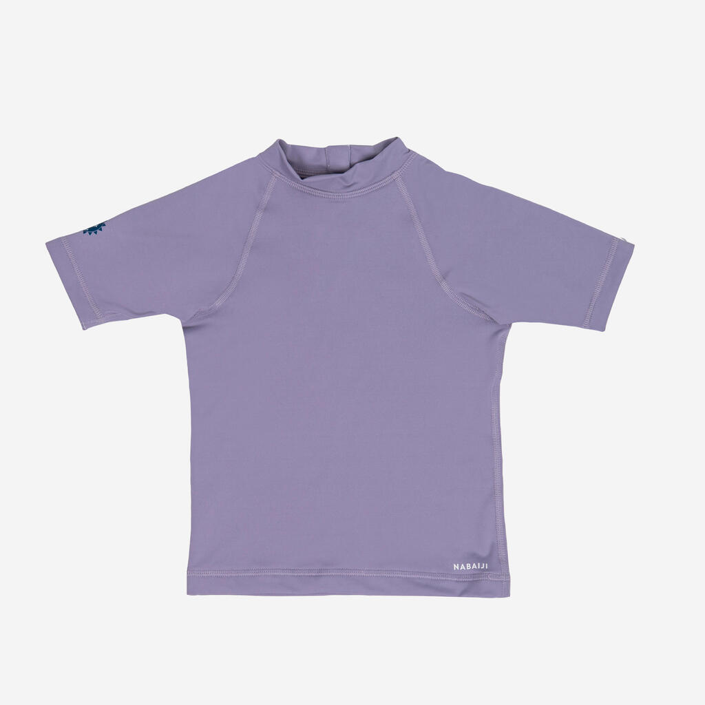 Baby short sleeve UV-protection t-shirt - Purple