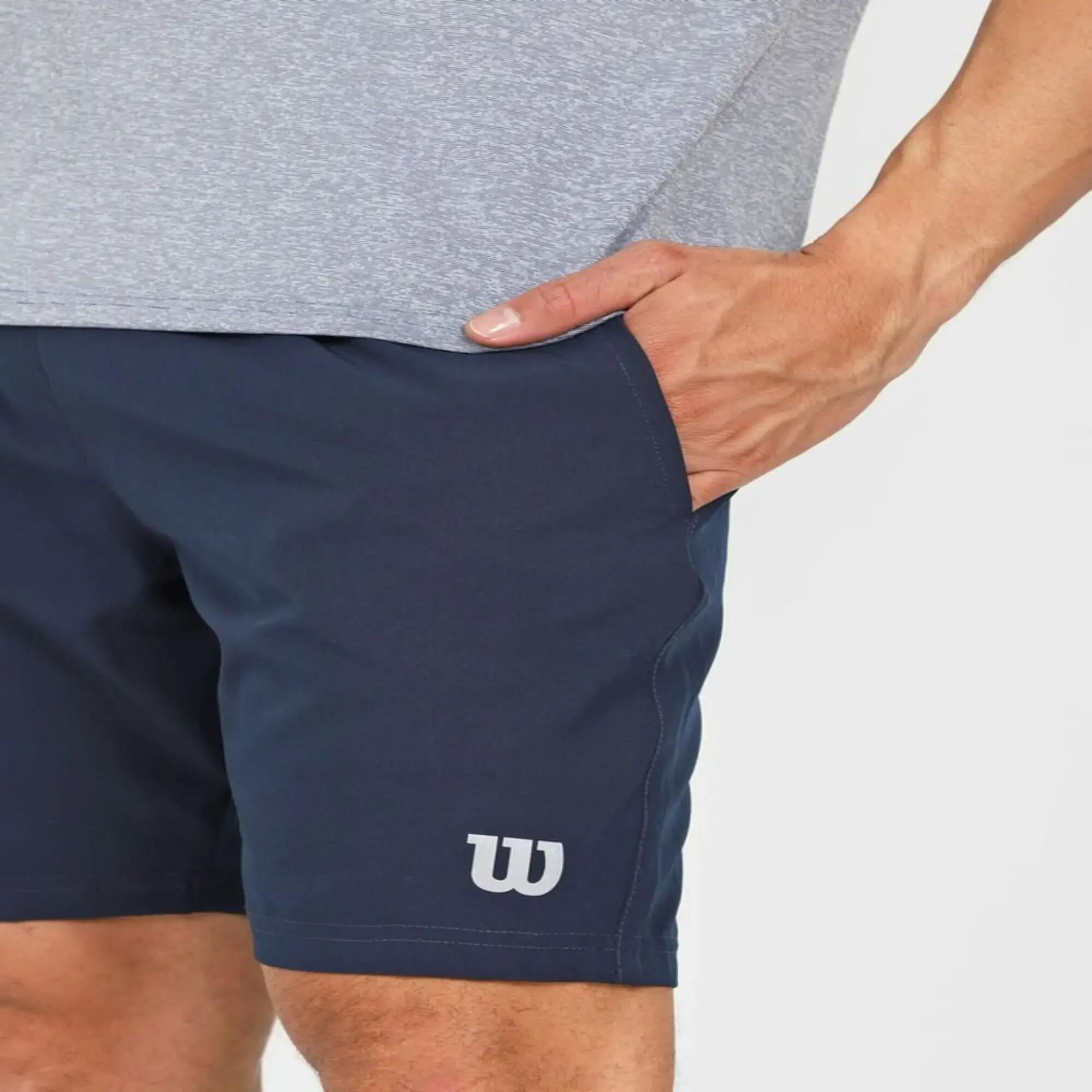 Pantaloneta deportiva de microfibra para Hombre Wilson Flex azul 2/8
