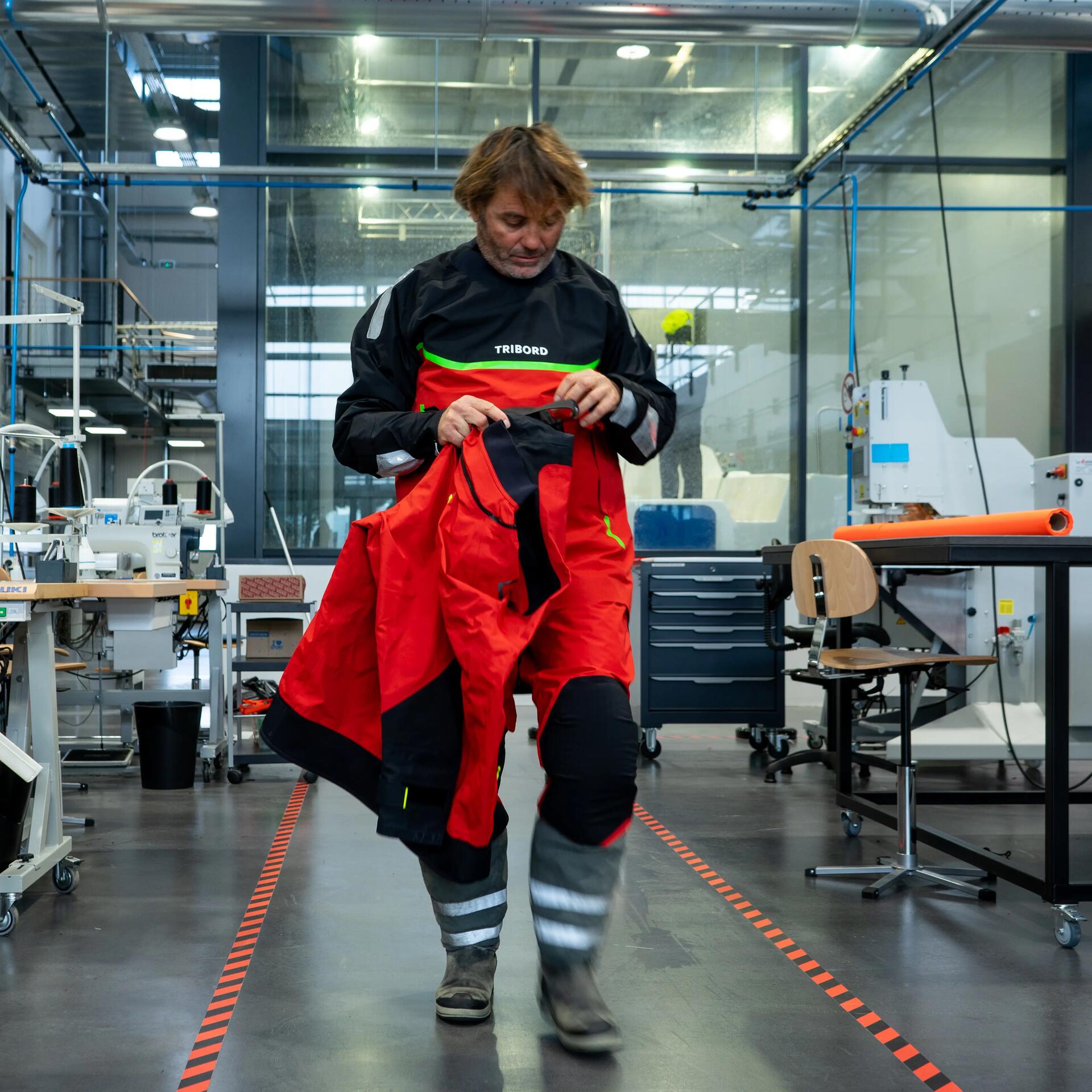 Yannick Bestaven at the Decathlon lab
