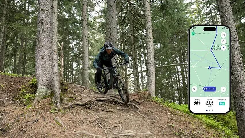 Vélo VTT électrique Randonnée E-EXPL 520 mangue- 29" - 500 Wh