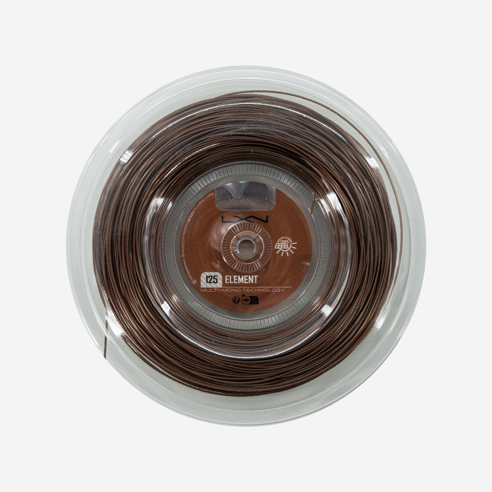 LUXILON Bobina de cordaje de tenis monofilamento, Luxilon element 1,25 mm bronce 200 m