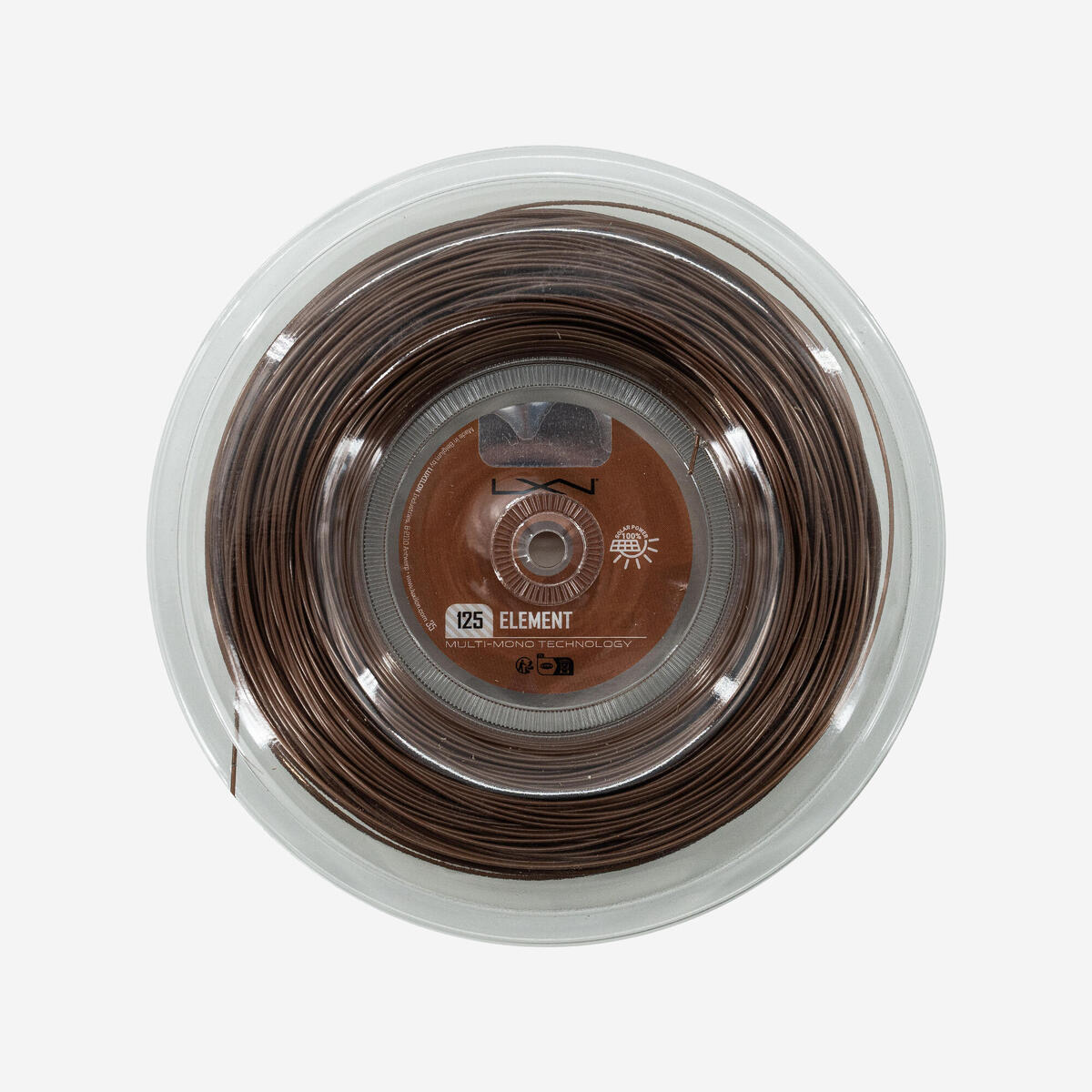 Bobine de cordage de tennis monofilament, Luxilon element 1,25mm bronze 200m