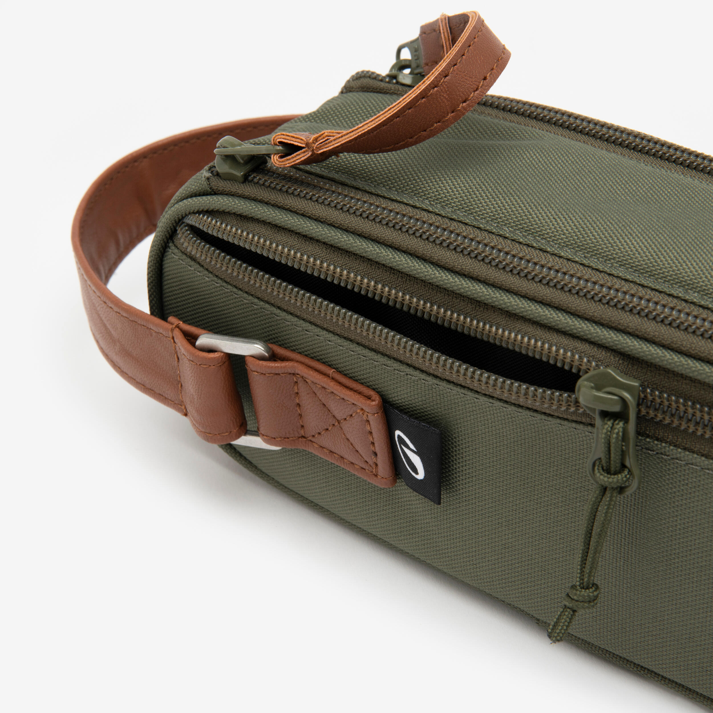 Semi-Rigid Bag for 3 Petanque Boules - Khaki 2/6