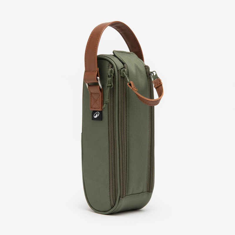 Semi-Rigid Bag for 3 Petanque Boules - Khaki
