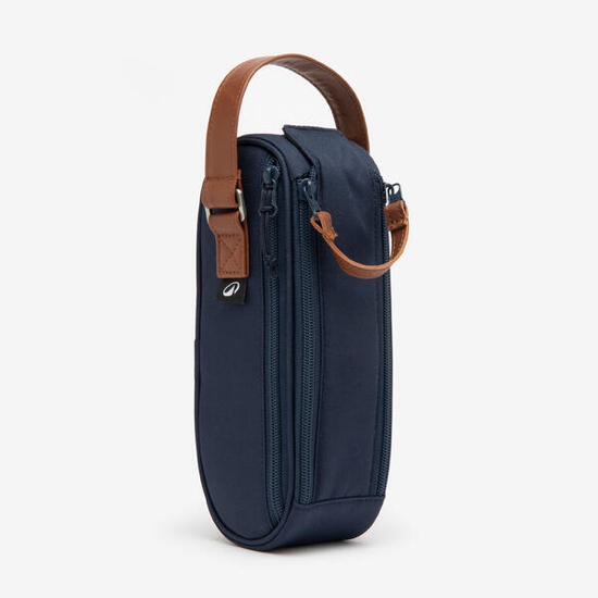 Boule-Tragetasche halbfest für 3 Kugeln khaki