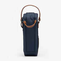 Semi-Rigid Bag for 3 Petanque Boules - Blue