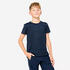 Boys Breathable Quick Dry T-Shirt S500 - Navy