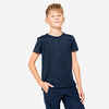 T-shirt enfant synthétique respirant - 500 marine